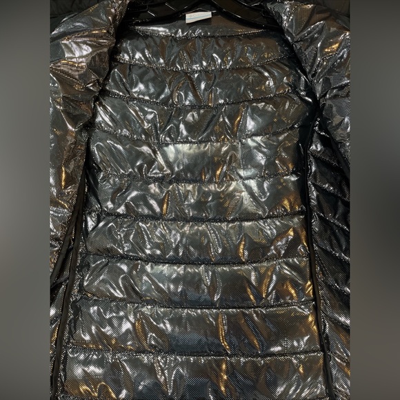 Womens Large Columbia Powder Lite II Vest Black Puffer Insulated Water Resistant - Picture 12 of 16